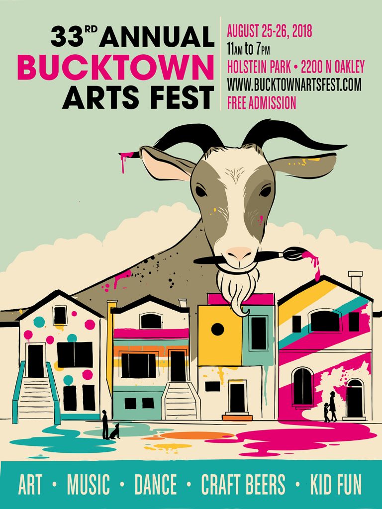 Bucktown Arts Fest Poster Jay Fleck